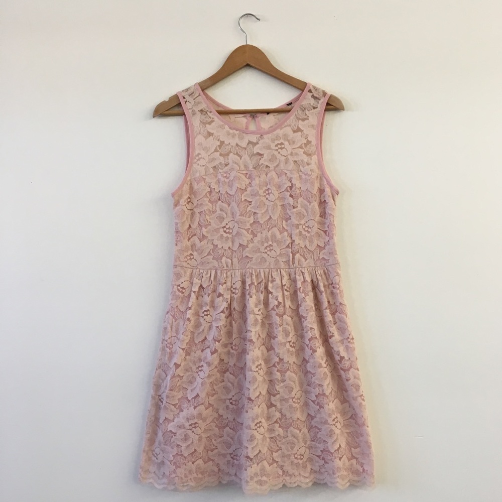 Pink Lace Dress Size 6